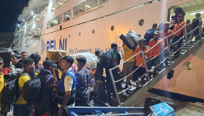 Arus Mudik Kapal Laut di Nunukan Turun 20 Persen pada Lebaran 2026